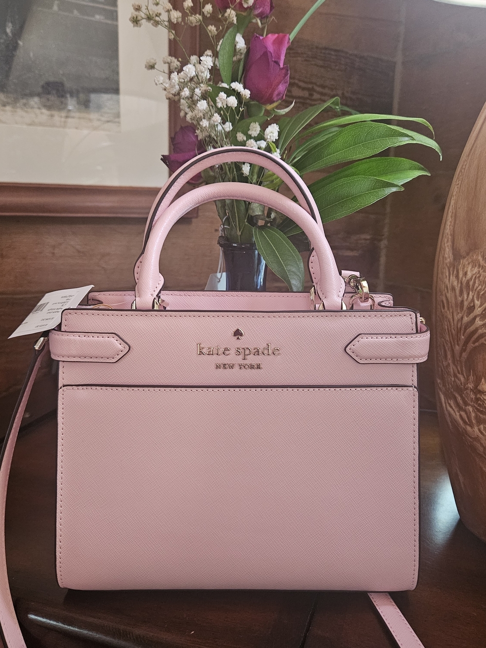kate spade New York Pink🩷 Leather Top-Handle Satchel